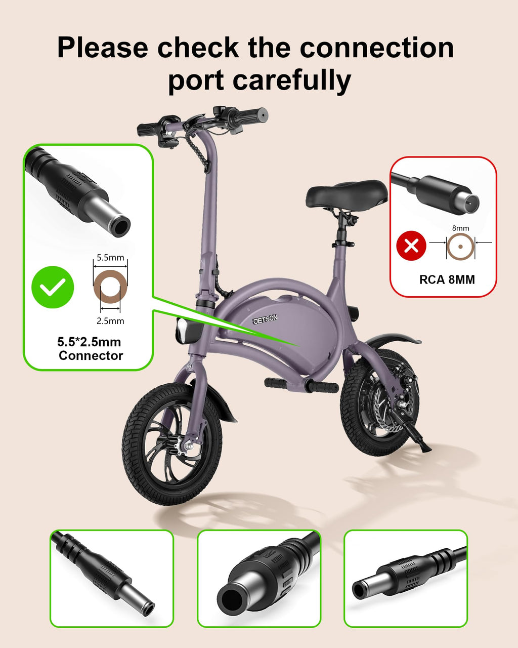 42V 2A Electric Scooter Charger M45251