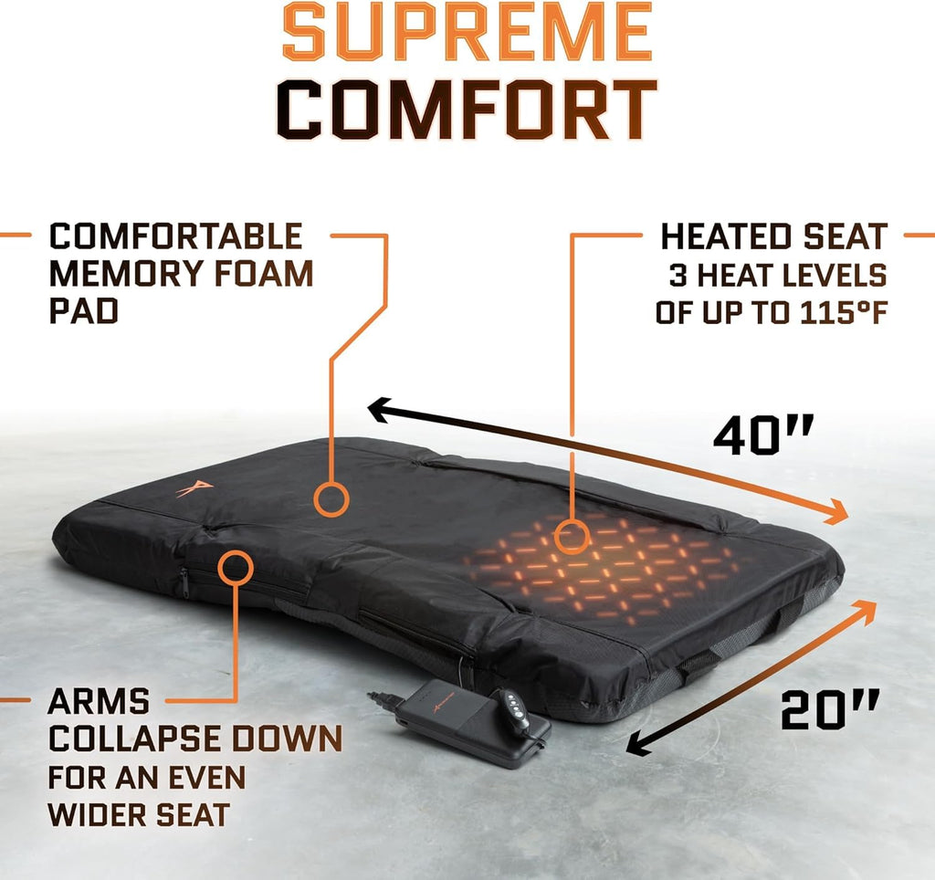 Heated Stadium Seats for Bleachers with Back Support N4785