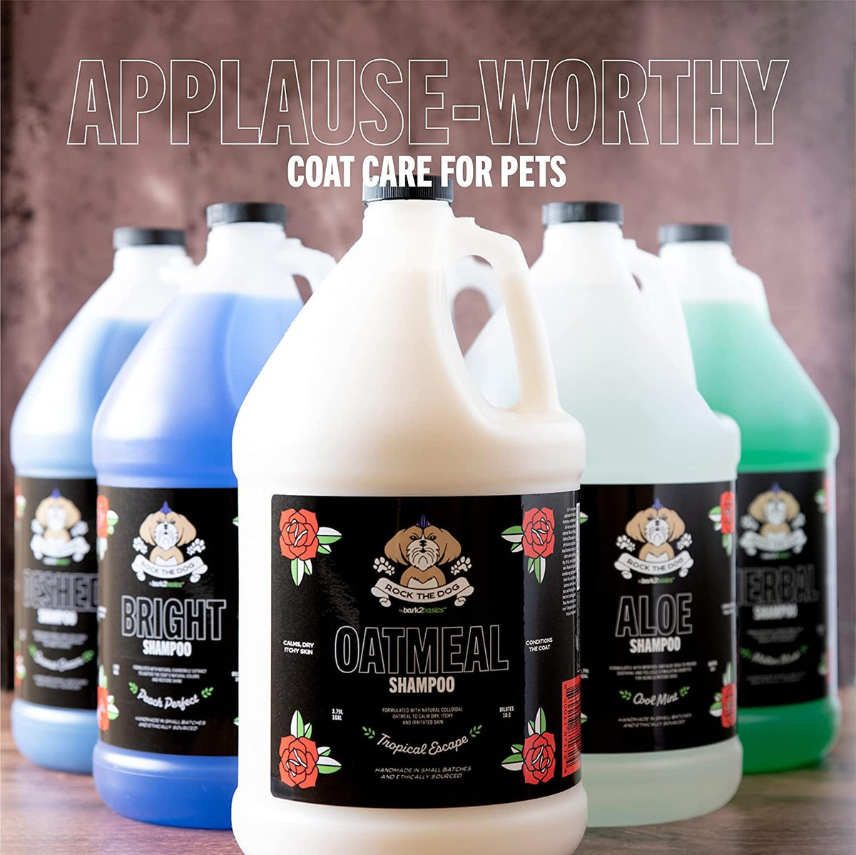 Dog Deshedding Pet Shampoo 1 Gallon W8066