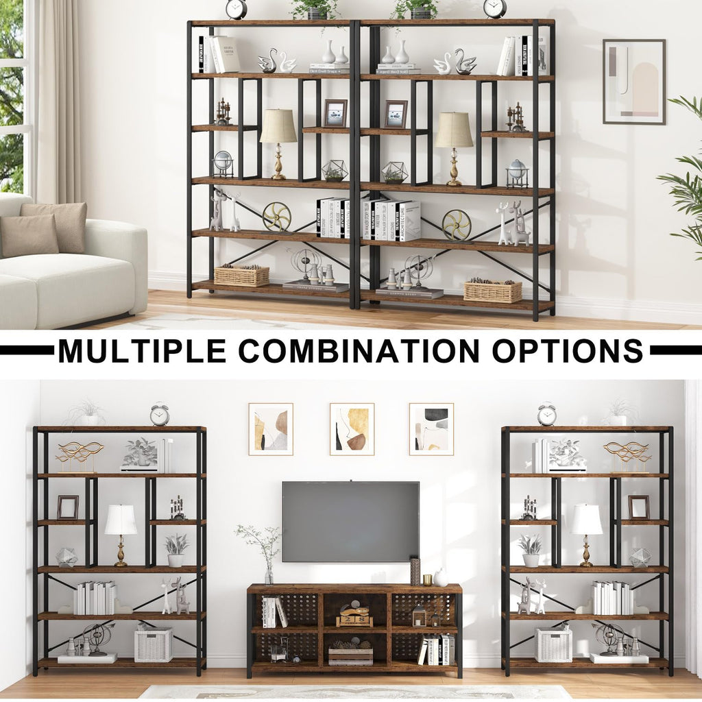 6 Tier Industrial Bookshelf P629