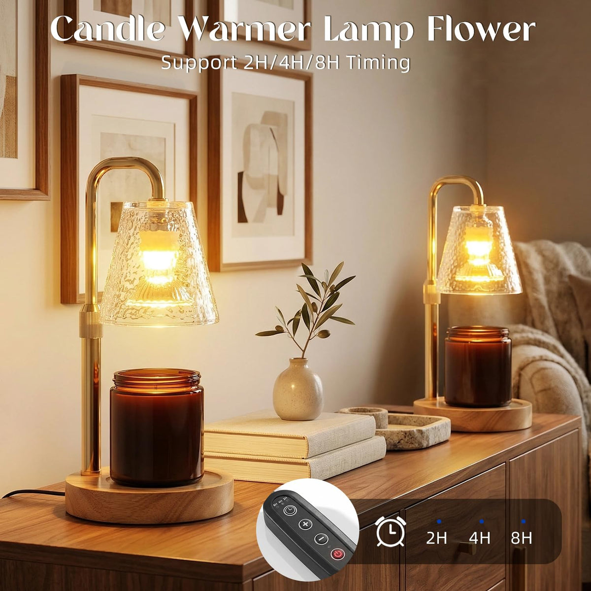 2 Pack Candle Warmer Lamp U737