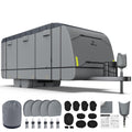 Heavy-Duty 600D Fabric Travel Trailer RV Cover N18958