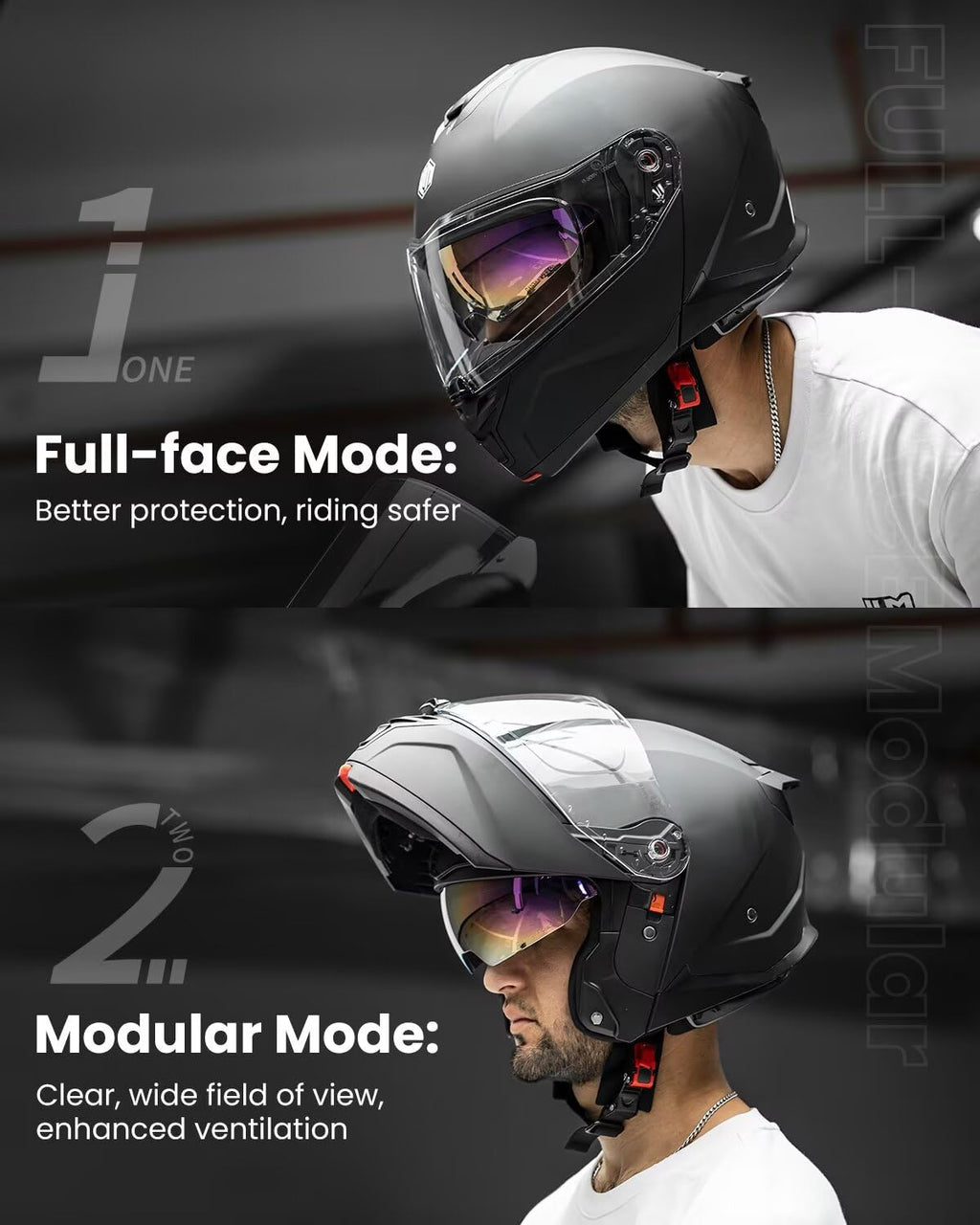 Motorcycle Helmet Modular Full Face C6172