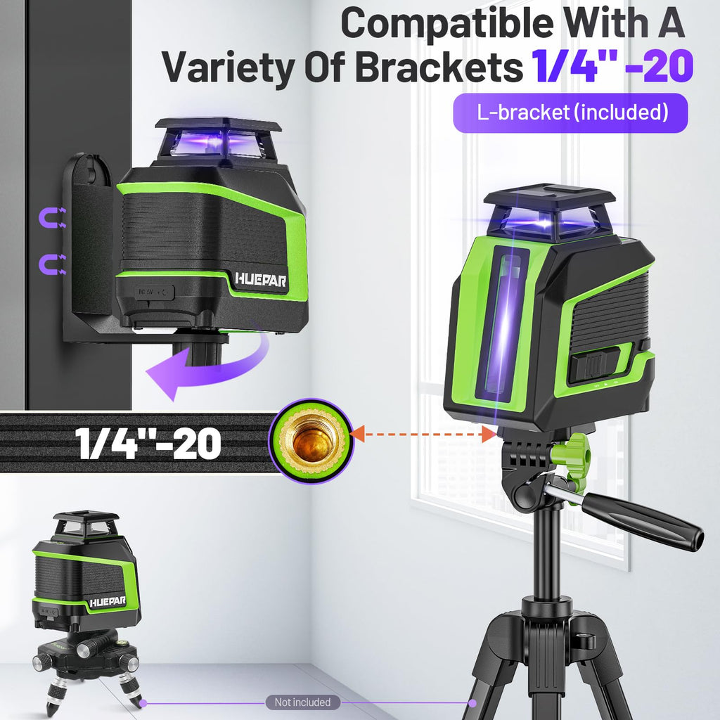 360° Self Leveling Laser Level with Pulse Mode R293