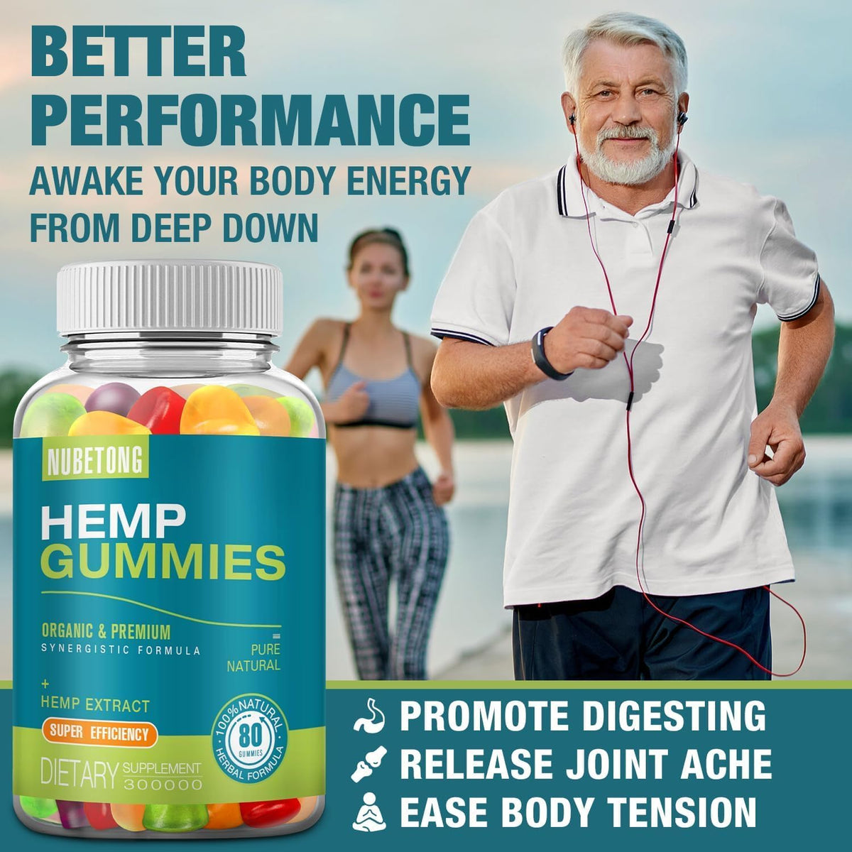 Organic High Potency Hemp Gummies A40644