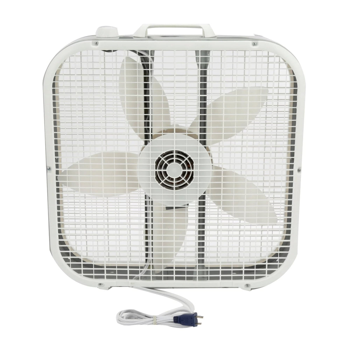 20 Inch White Box Fan 3 Speed O722742
