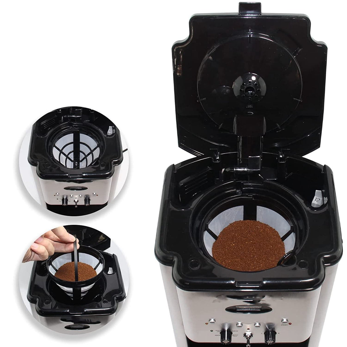 2 Pack Reusable Basket Coffee Filter Q4716