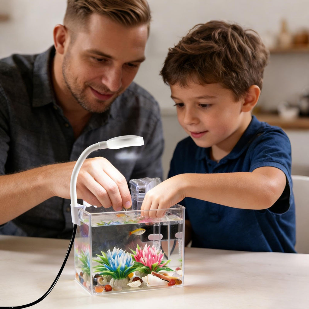 Small Aquarium with LED Lights S2538