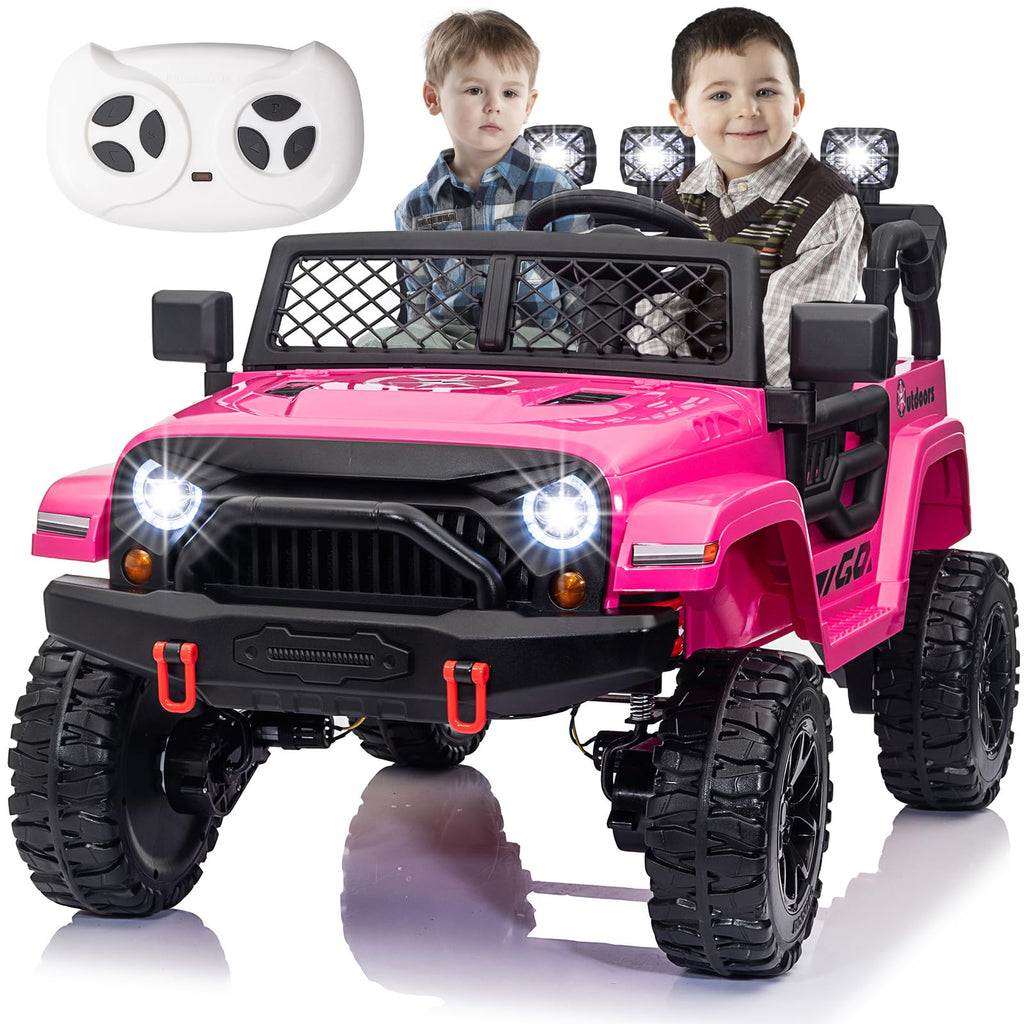 24V 2 Seater Battery Powered Ride On Truck with Remote Control W9353