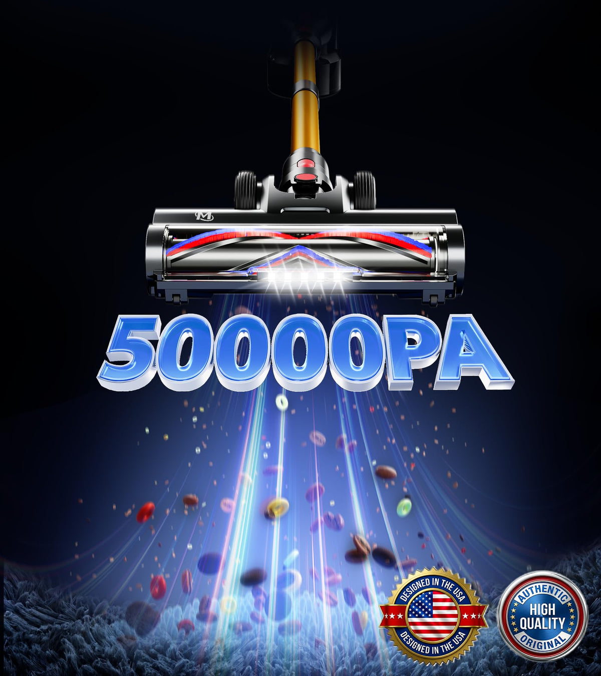 600W 50KPA 65Mins Cordless Stick Vacuum Cleaner G807