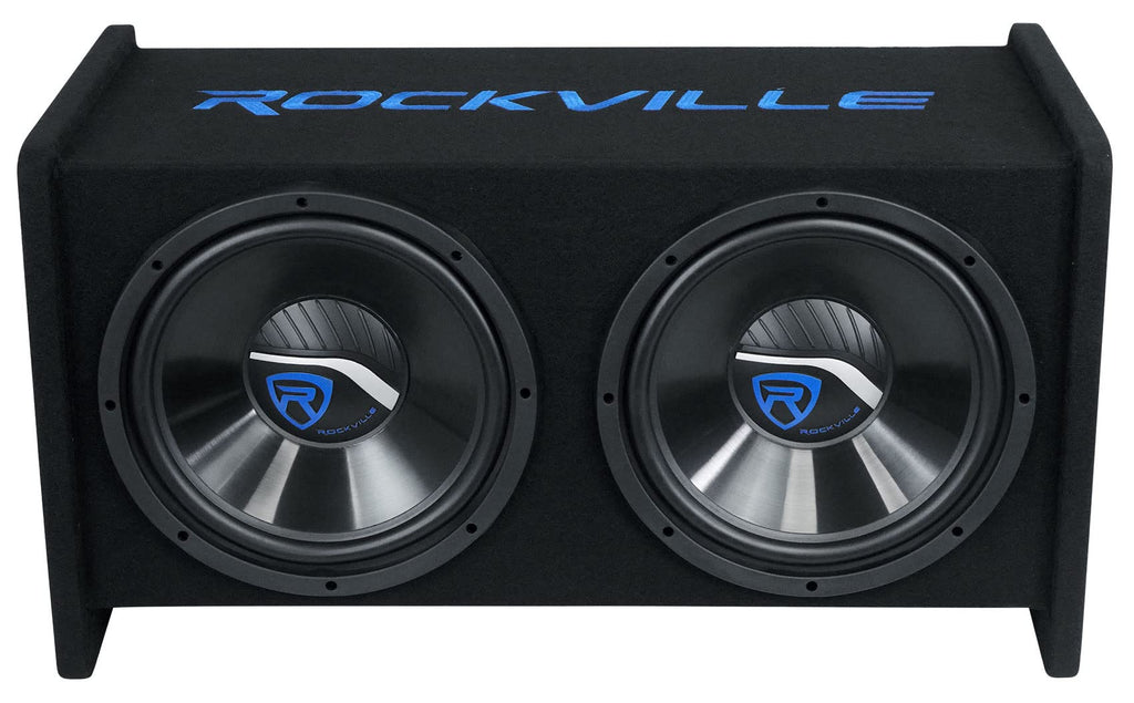 Dual 12" Car Audio Subwoofers Vented Enclosure I353689