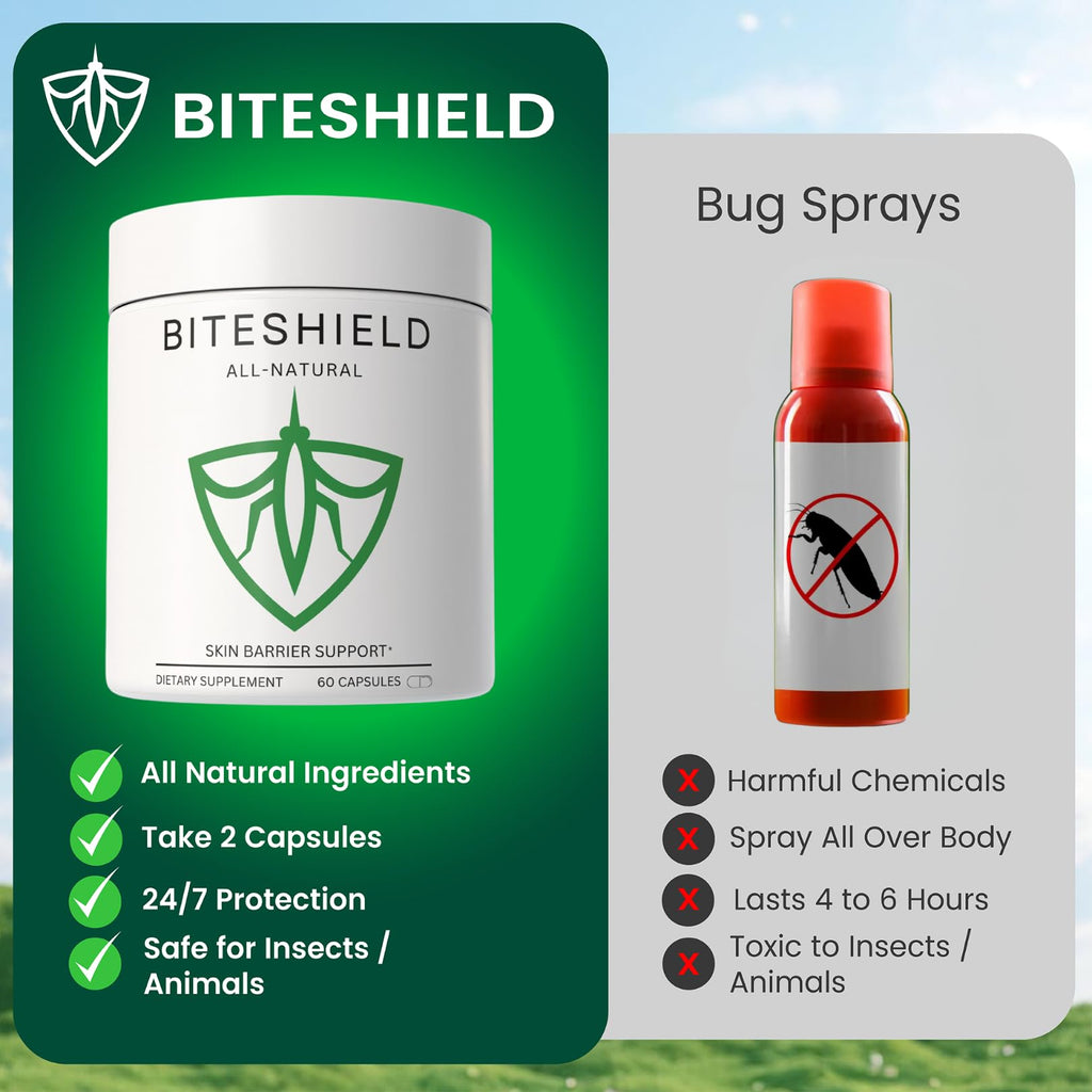 Plant-Based Mosquito Repellent Pills 60 Capsules Y343