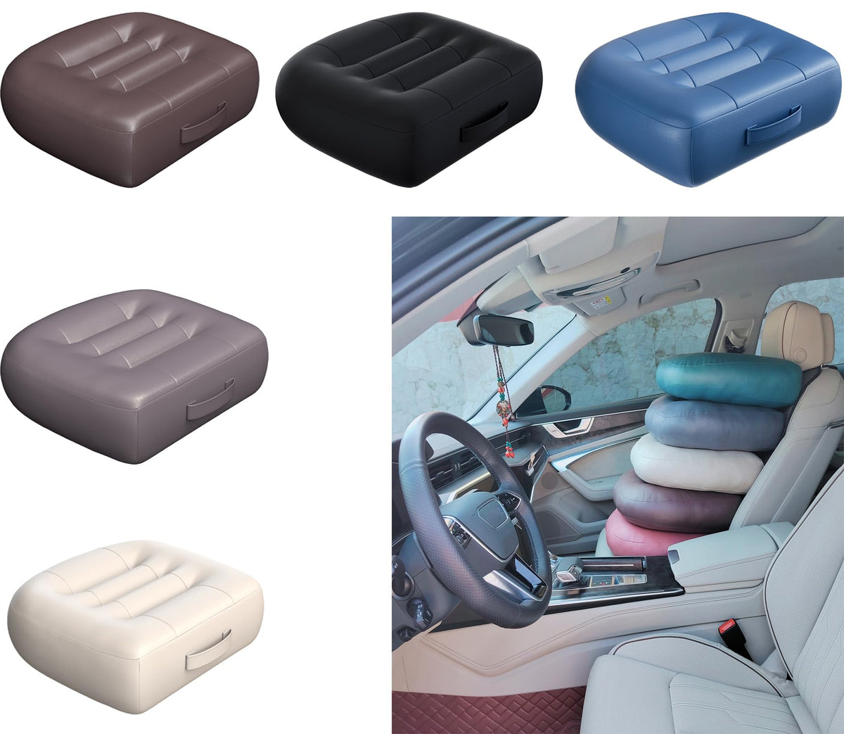 Adult Booster Seat Cushion Grey Q575