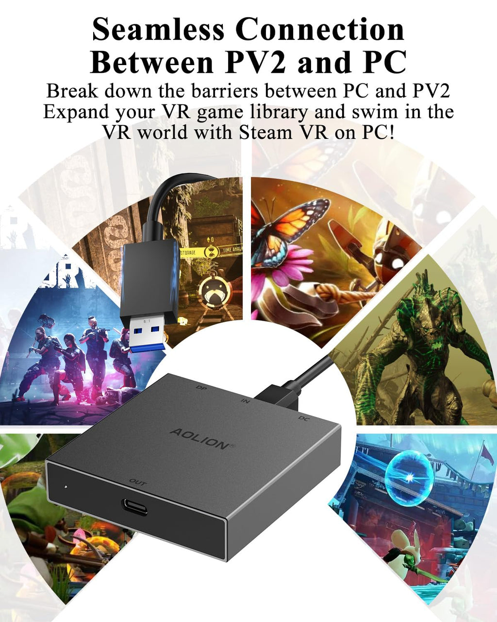 PC Adapter for VR2 Headset T59448