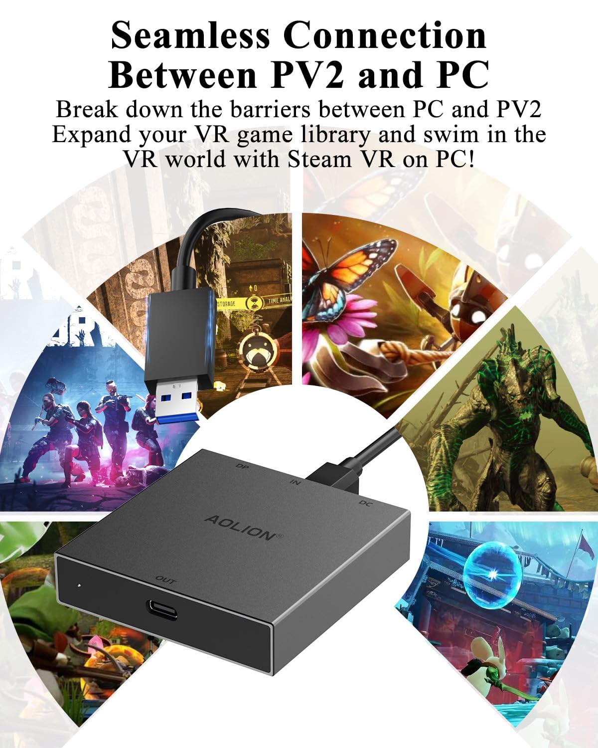 PC Adapter for VR2 Headset T59448