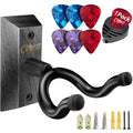 Black U-Shaped Guitar Wall Hanger 2 Pack U2622