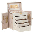 5-Layer Jewelry Box Organizer with 4 Drawers O7837