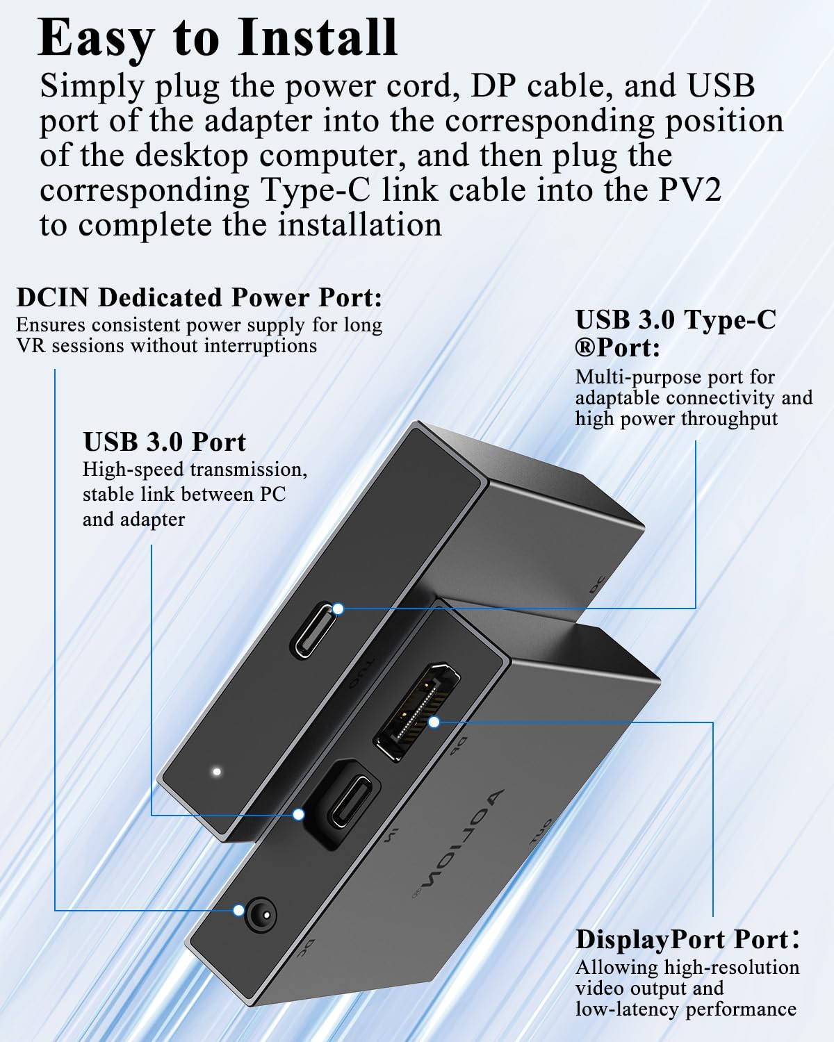 PC Adapter for VR2 Headset T59448
