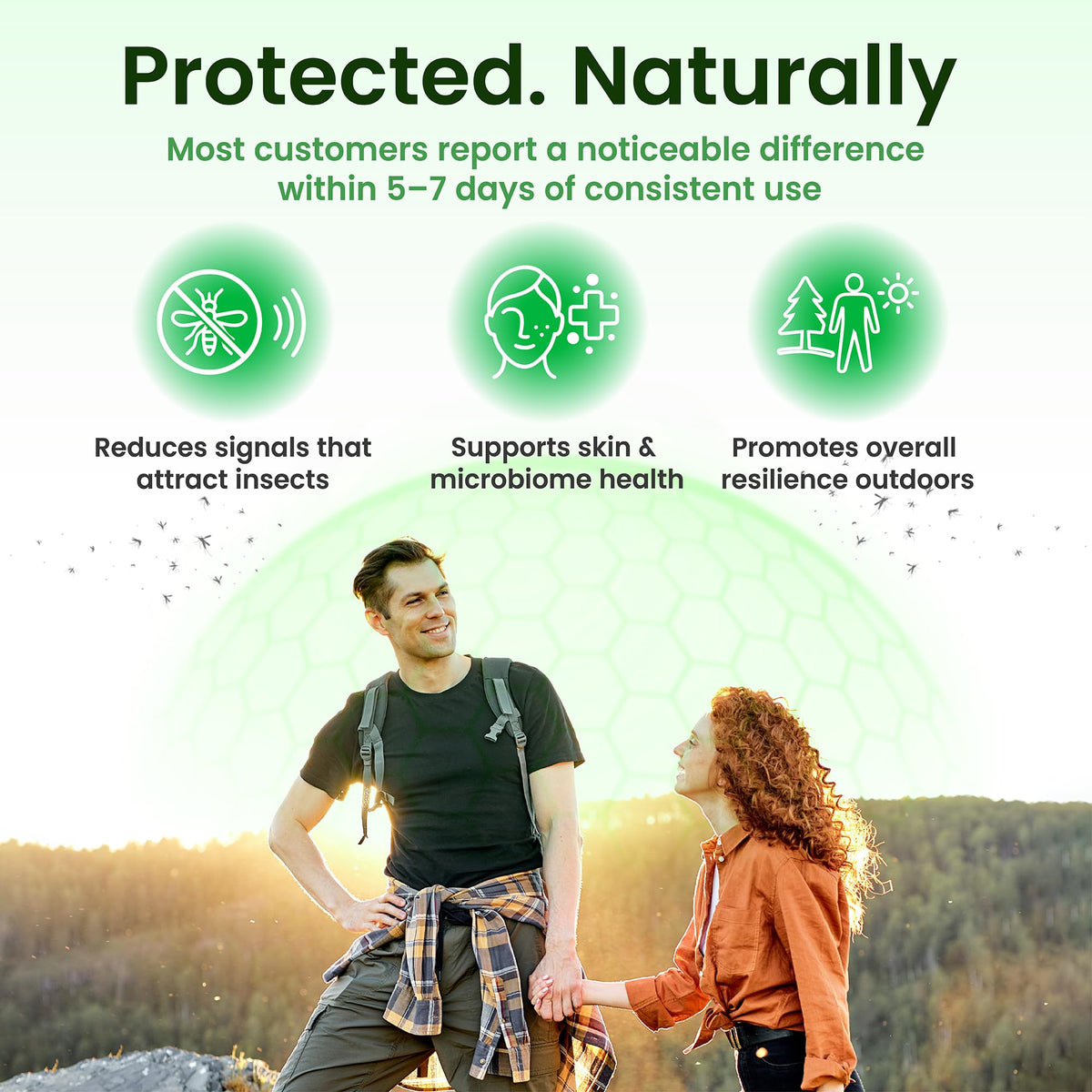 Plant-Based Mosquito Repellent Pills 60 Capsules Y343