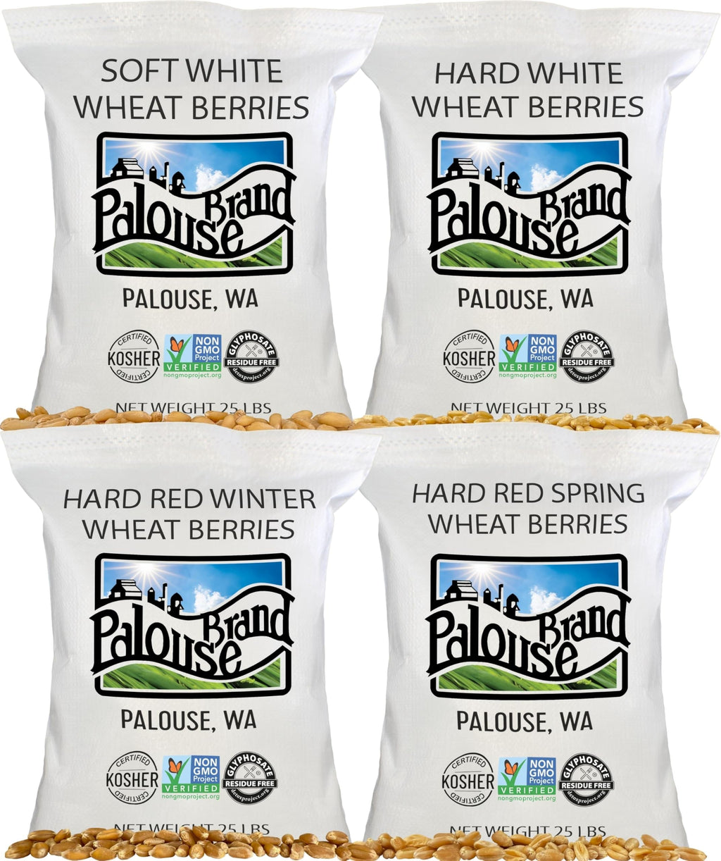 Hard Red Winter and Spring White Wheat Berries 100 LBS V4760