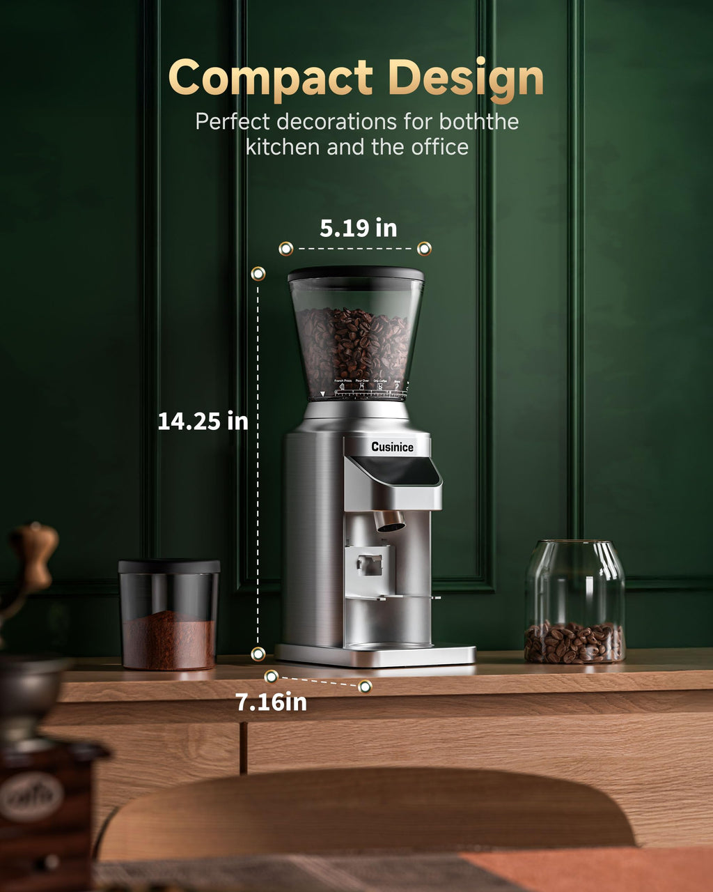 Conical Burr Coffee Grinder C43771