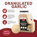 Granulated Garlic 6 LB Jar Gluten Free Non-GMO K901846