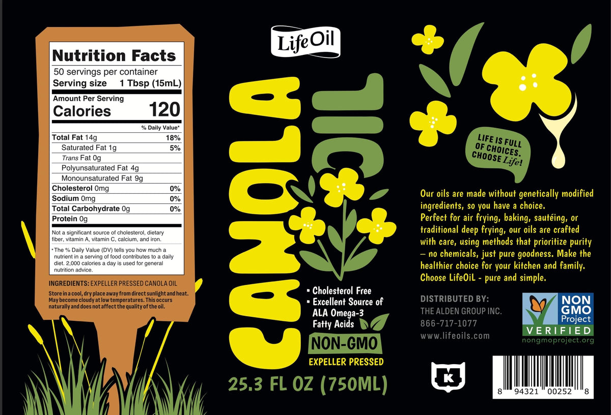 Canola Cooking Oil 25.3 fl oz 2 Pack V4740