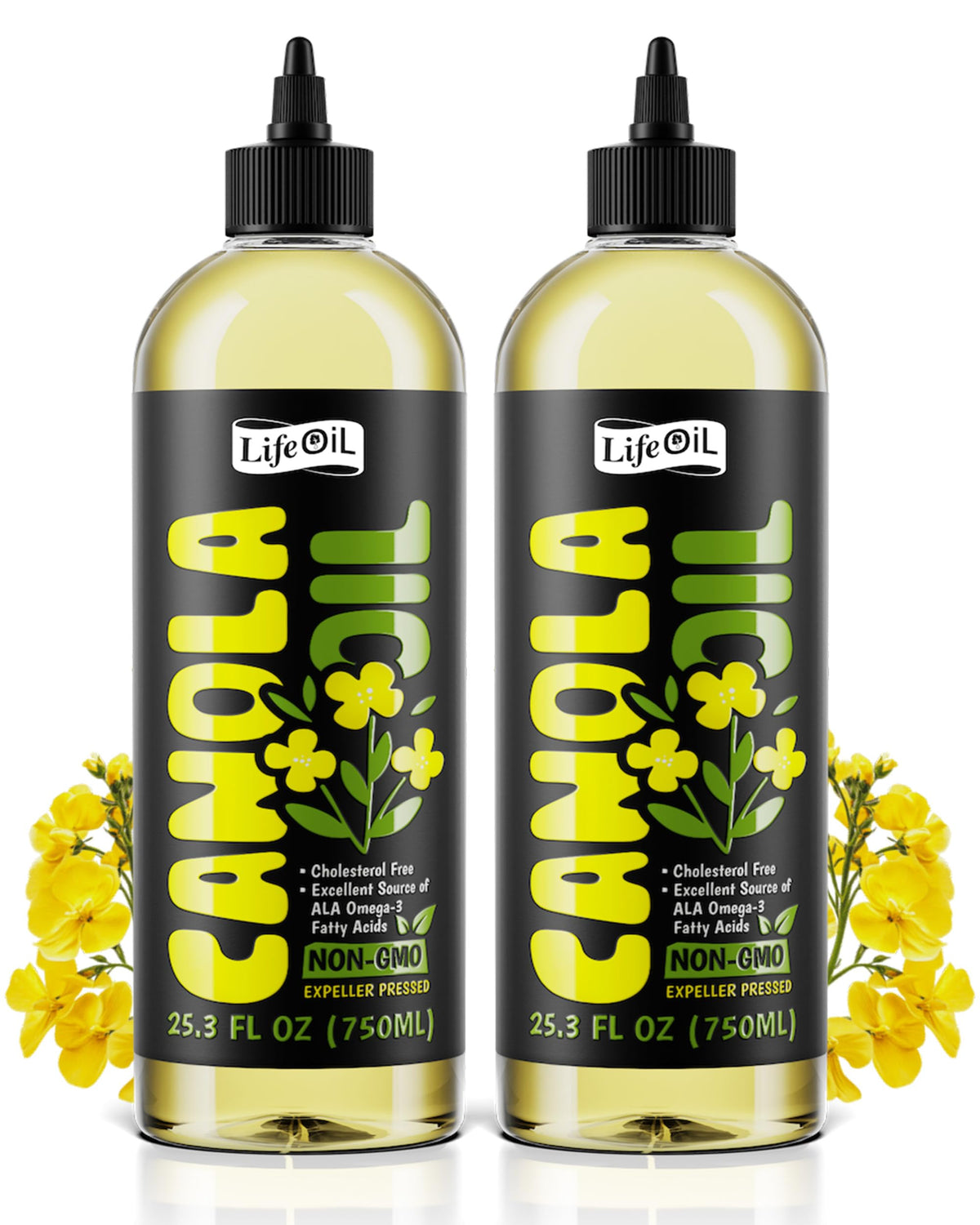Canola Cooking Oil 25.3 fl oz 2 Pack V4740