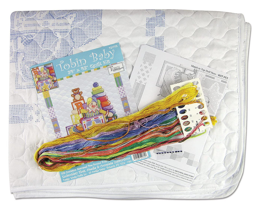 Baby Quilt Cross Stitch Kit, 34"x43" J76343