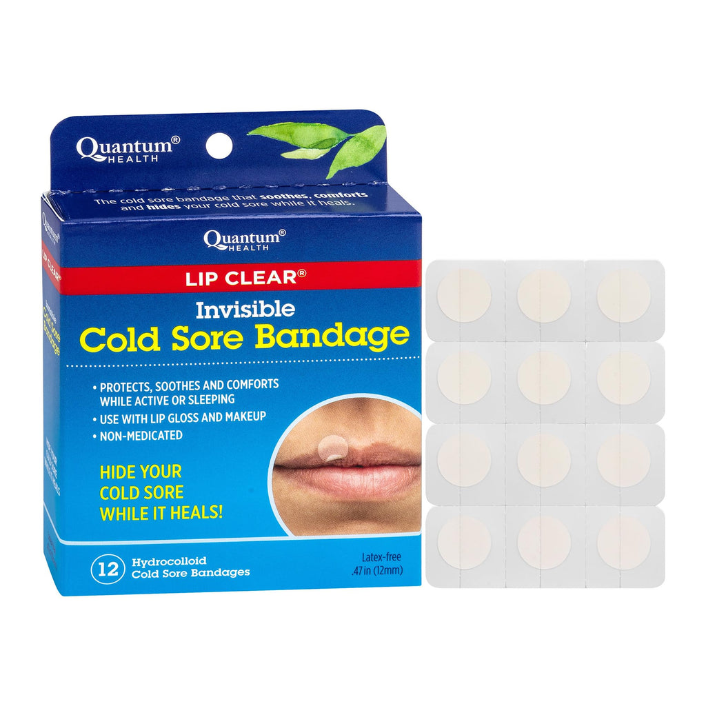 Cold Sore Healing Patches, 12 Bandages F7579