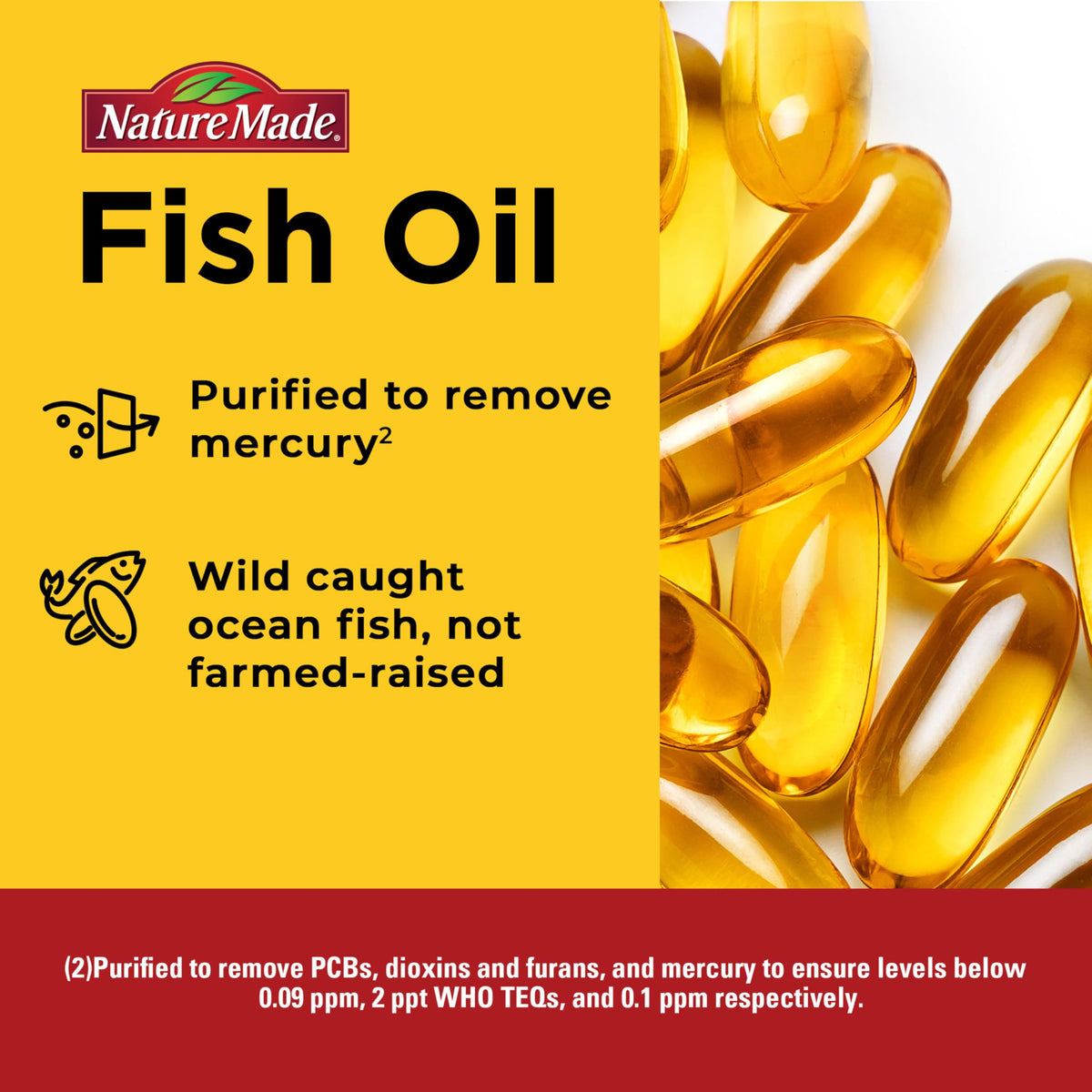 Omega 3 Fish Oil Supplement, 60 Softgels S909