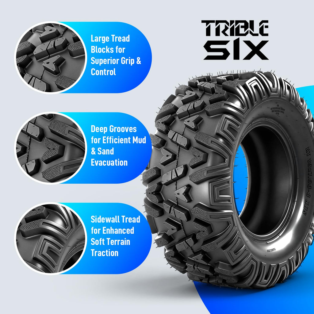 19x7-8 All-Terrain ATV Tires Pack of 2 F714828