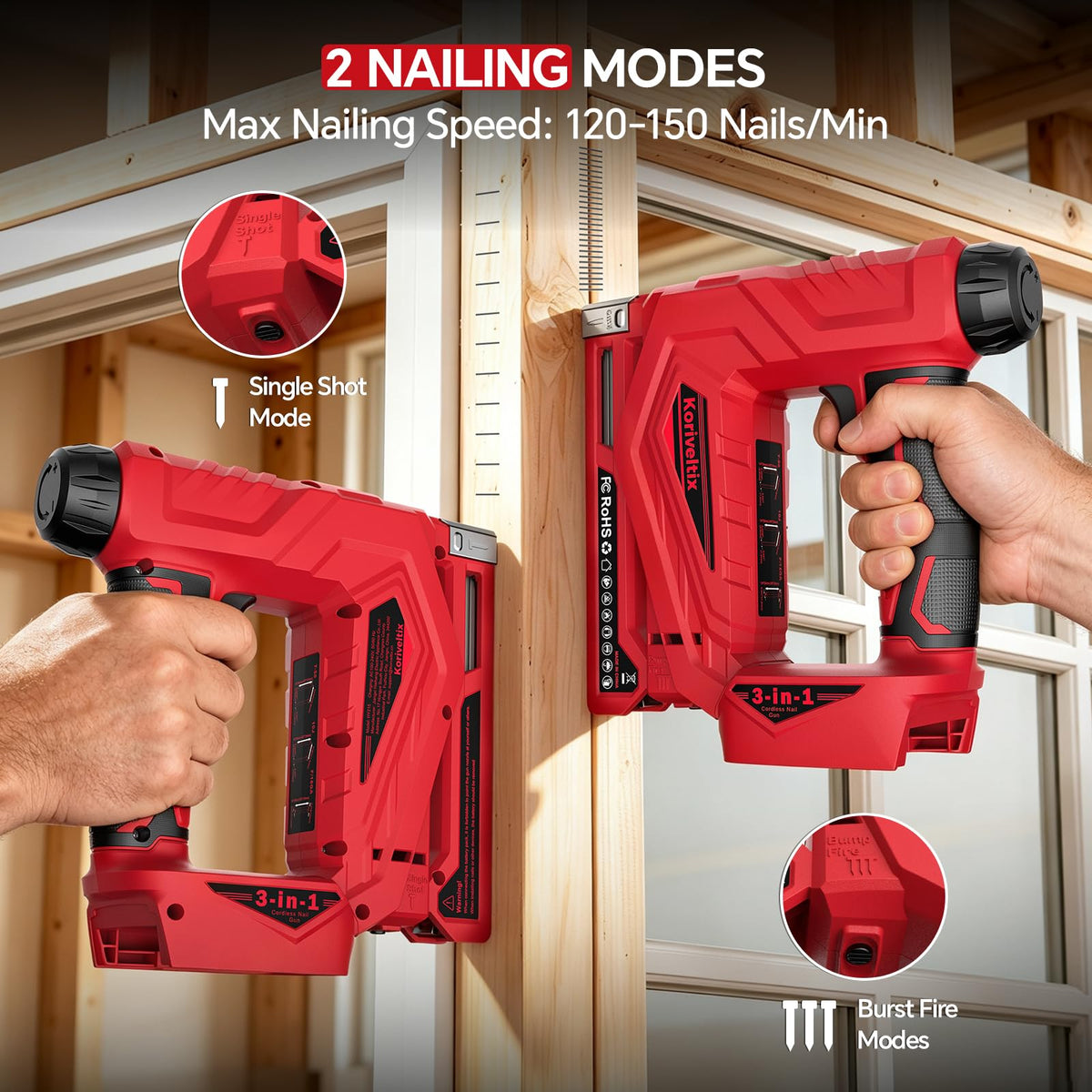 Cordless Staple Nail Gun Z22477