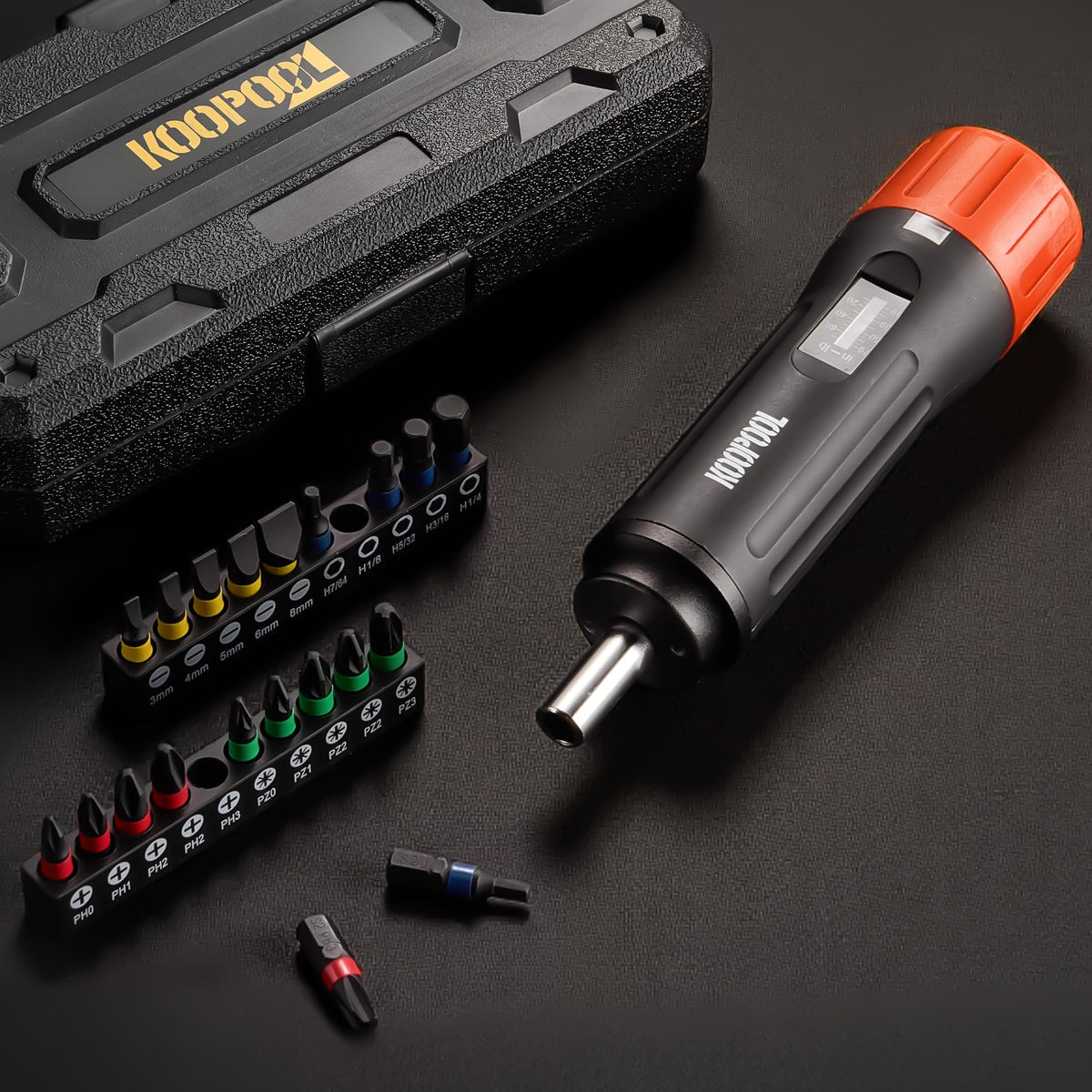 46Pcs Torque Screwdriver Set 1/4" 10-70 in-lb O5955