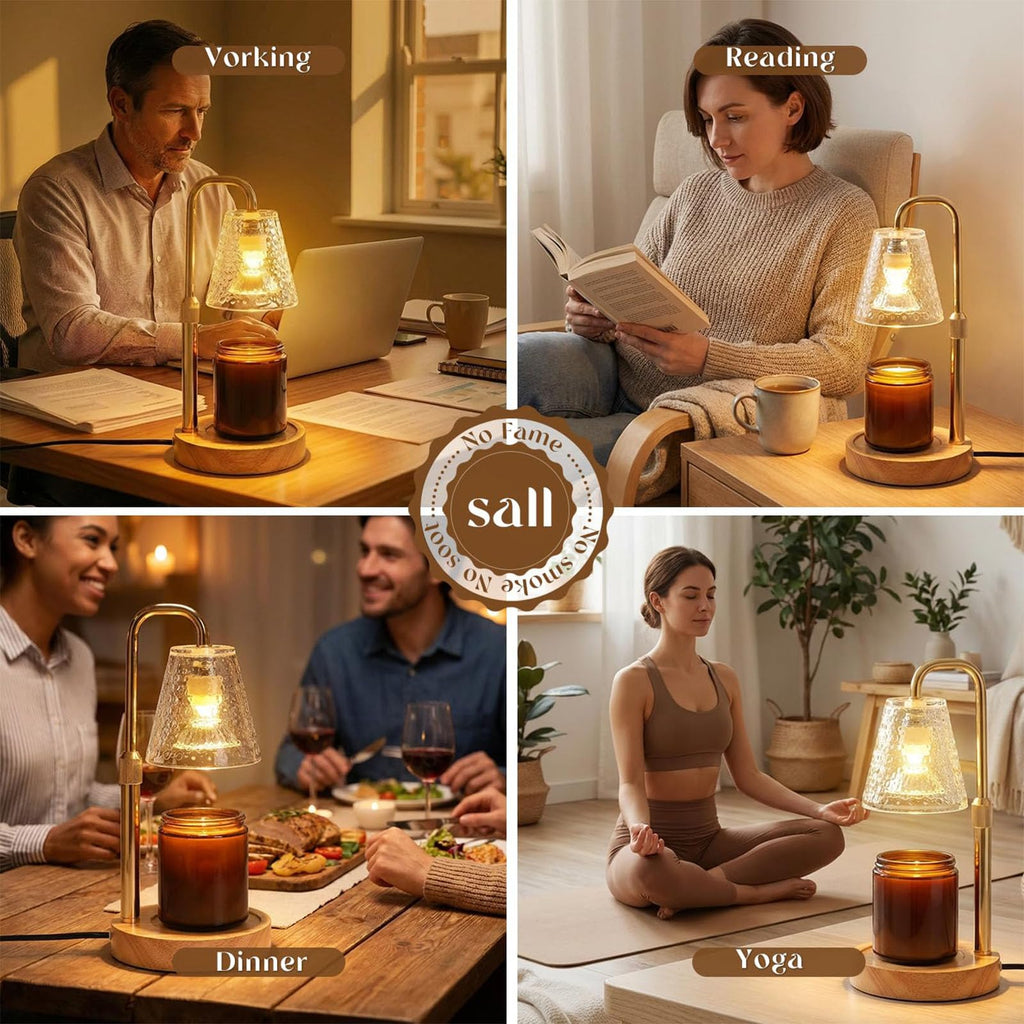 2 Pack Candle Warmer Lamp U737