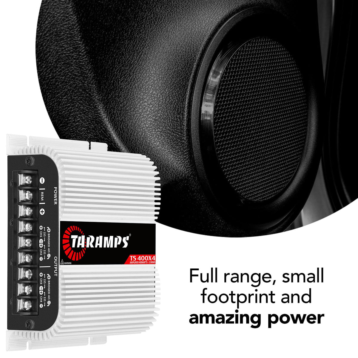 400 watts RMS 4 Channels Car Audio Amplifier H465717