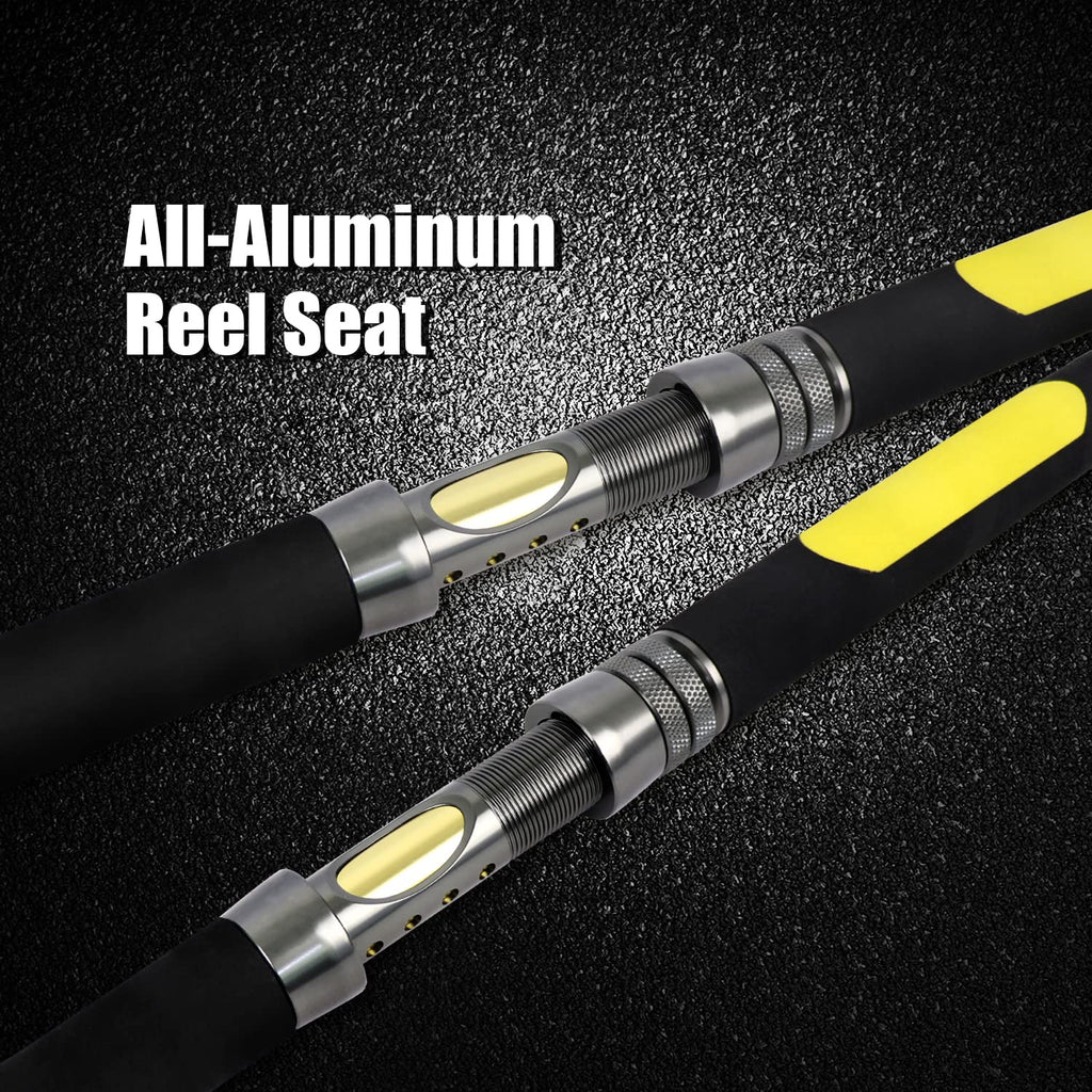 Catfish Fishing Rod Portable Travel Heavy 1 Piece/2 Piece D82177