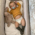 22" Realistic Baby Doll Boy Blonde Hair T760