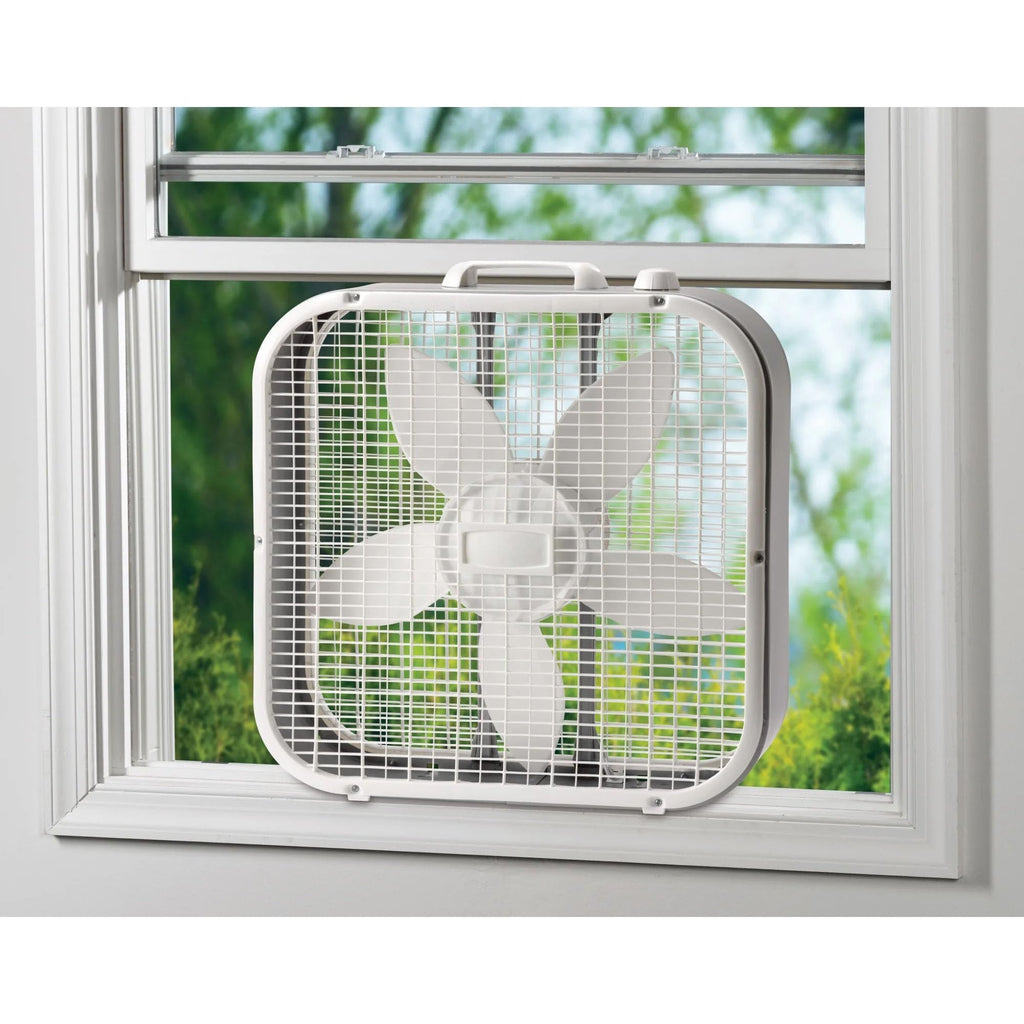 20 Inch White Box Fan 3 Speed O722742
