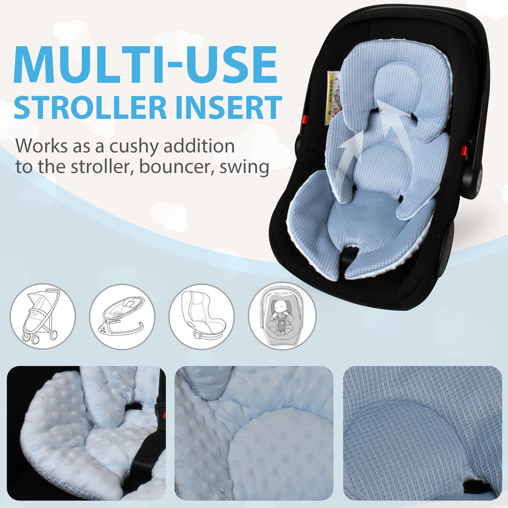 Infant Carseat Insert 2-in-1 Reversible Support Pad J285