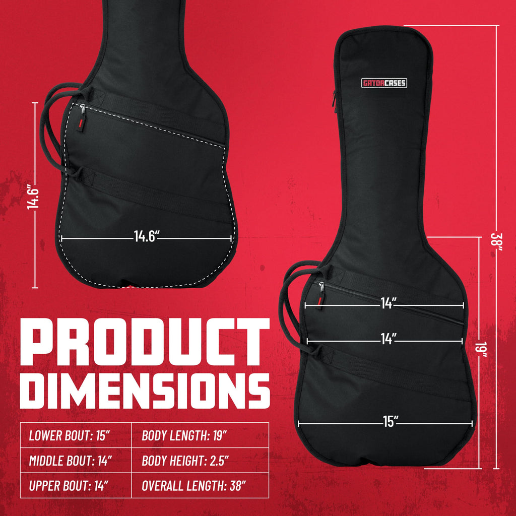 Foam Padded Guitar Gig Bag for Mini Electric Guitars F613