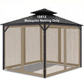 10x12 4-Panel Mosquito Netting Sidewall with Zipper B8705