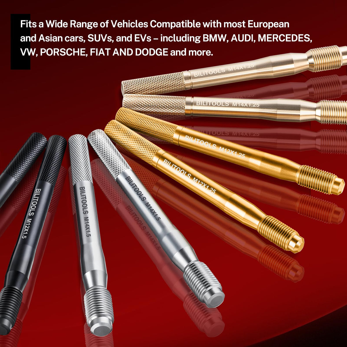 8 Piece Carbon Steel Wheel Hanger Alignment Pin Set N5151