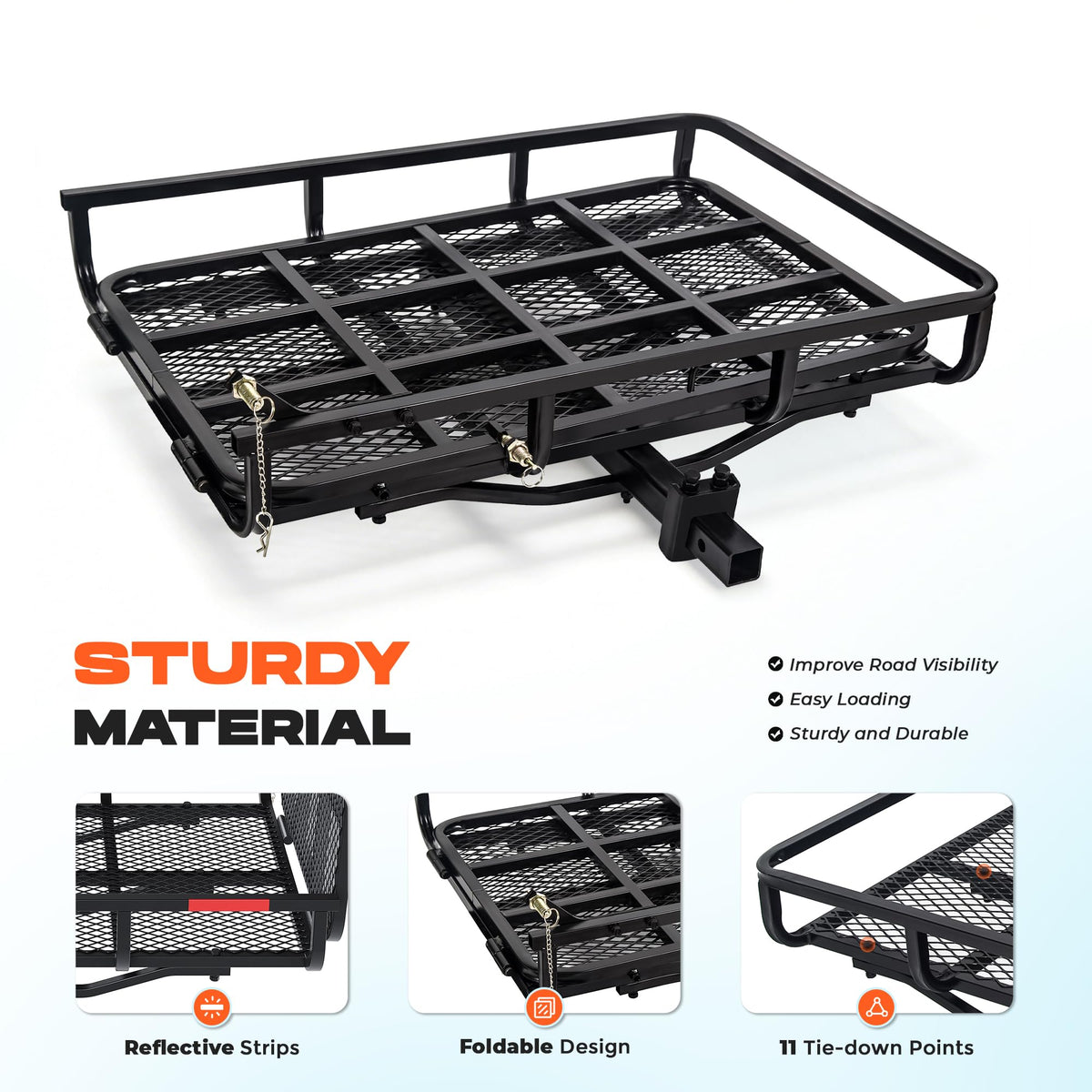 Hitch Mount Carrier with Folding Ramp Y93180