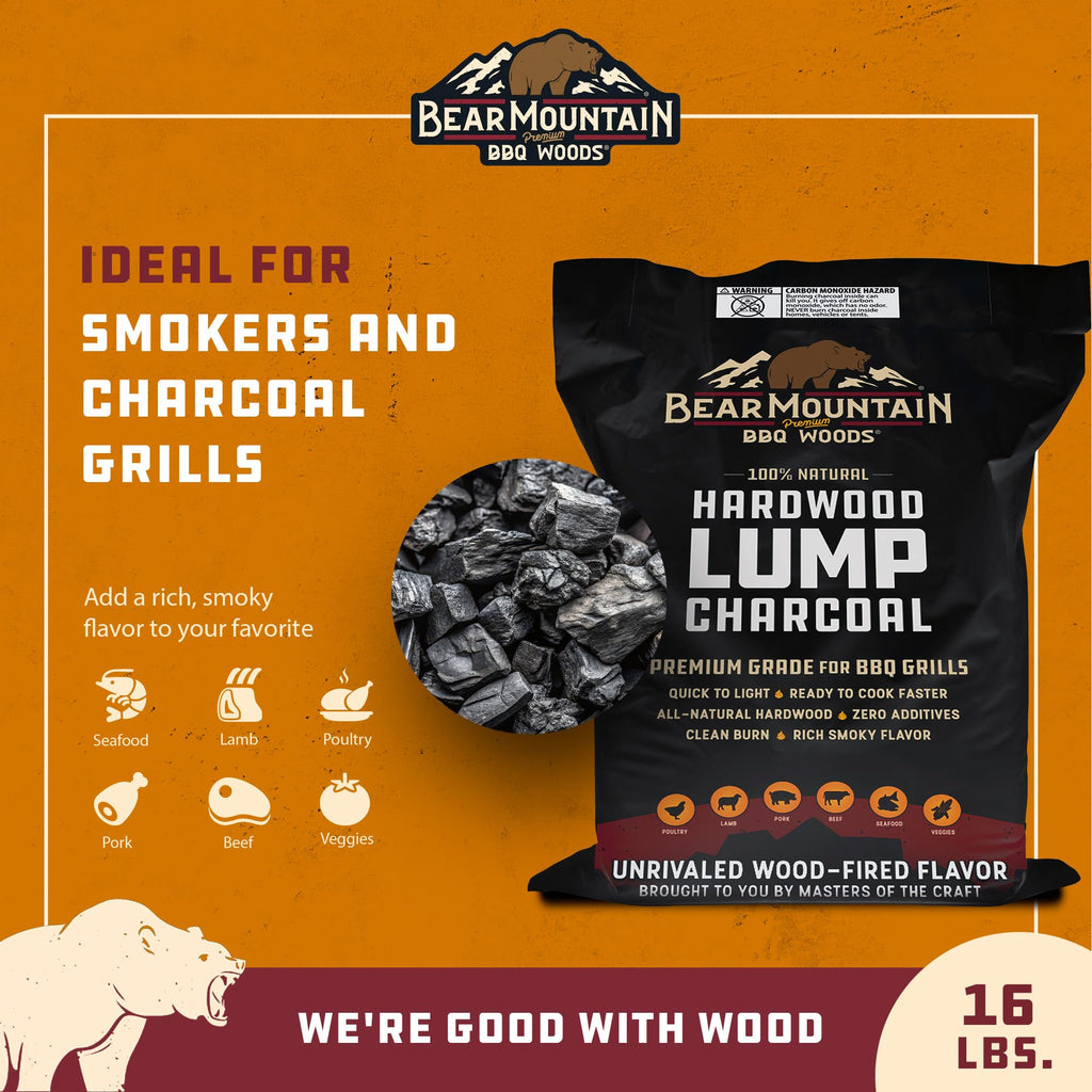 2 Pack Hardwood Lump Charcoal 8.8 Pounds K9752
