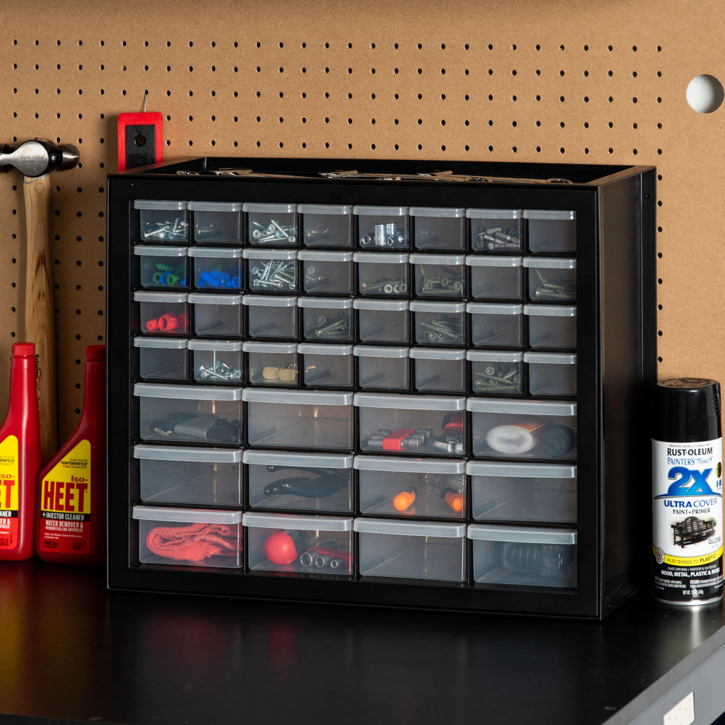 Black 44-Drawer Small Parts Storage Cabinet Y480333