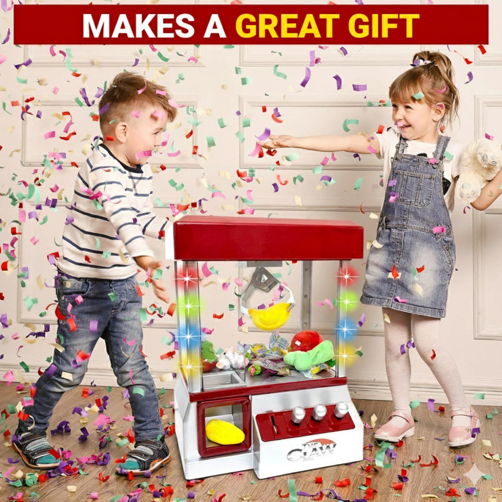 Electronic Arcade Claw Machine with LED Lights and Sound T1610