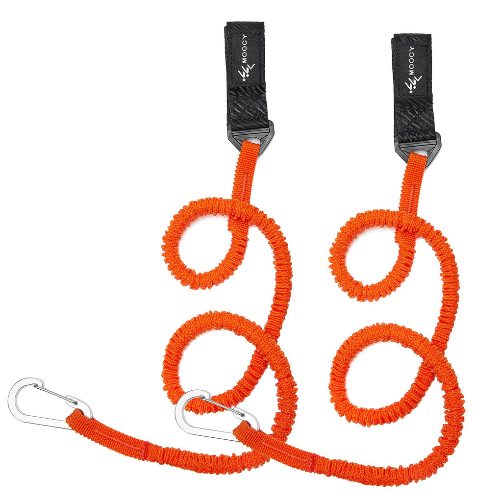 Coiled Kayak Paddle Leash with Carabiner N3749