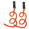 Coiled Kayak Paddle Leash with Carabiner N3749