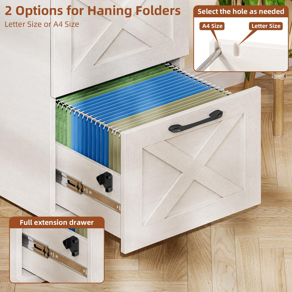 White 4 Drawer Office Filing Cabinet Y279560
